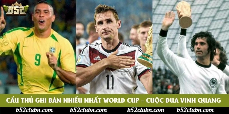Cầu Thủ Ghi Bàn Nhiều Nhất World Cup – Cuộc Đua Vinh Quang 